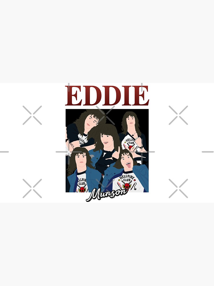 Thumbnail 7 of 7, Cap, Eddie Munson 90s Stranger Things Netflix designed and sold by KamiTrendz.