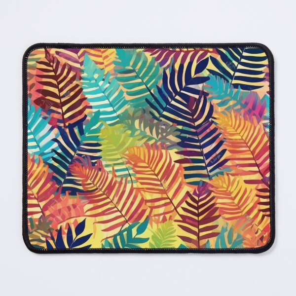 Item preview, Abstract Colorful Palm Leaf Pattern designed and sold by calibrit.