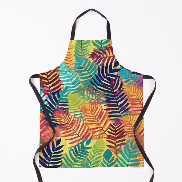 Item preview, Abstract Colorful Palm Leaf Pattern designed and sold by calibrit.