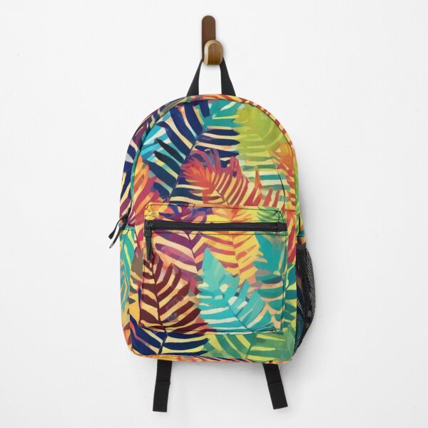 Item preview, Abstract Colorful Palm Leaf Pattern designed and sold by calibrit.