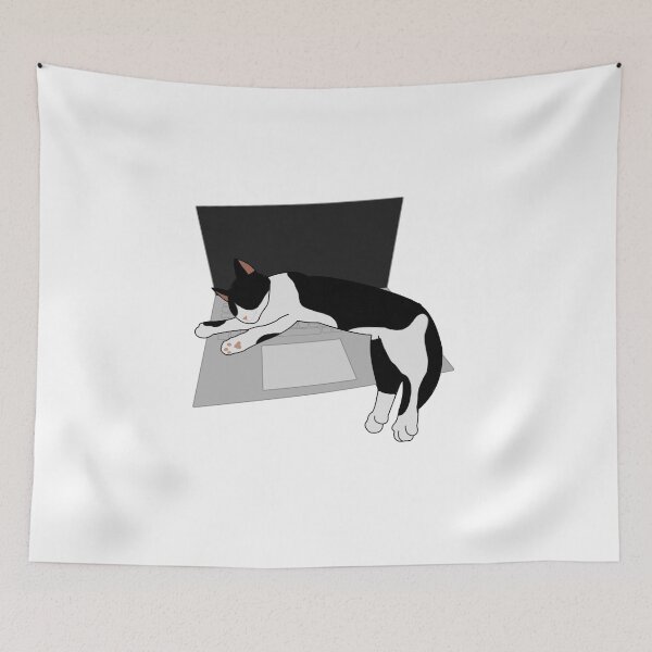 Item preview, Tech Support Cat – Productivity Expert designed and sold by ErikaRini.