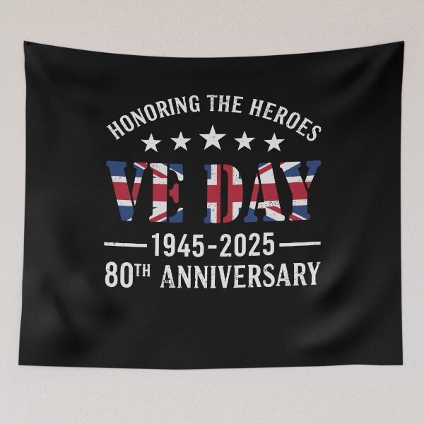 Item preview, VE Day 2025 Flag 80th anniversary 2025 V-E Day 80th designed and sold by varioarts.