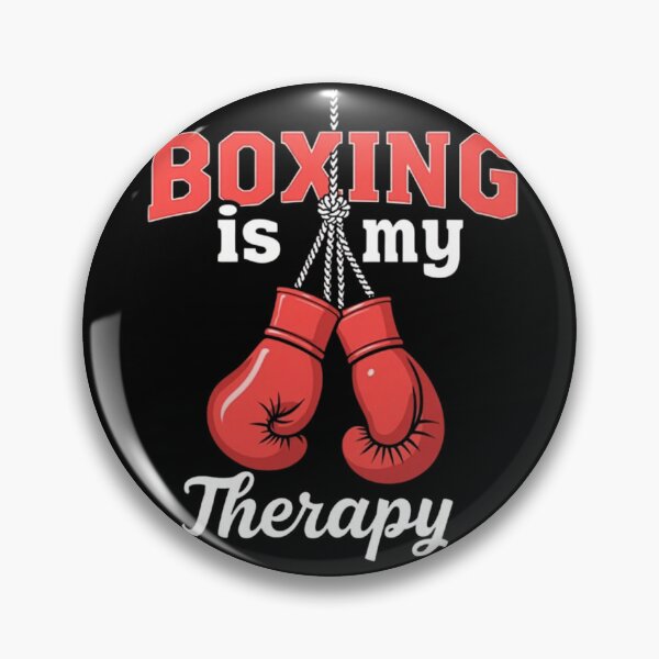 Item preview, Boxing Is My Therapy – Fighter Gym Motivational Design designed and sold by haitrieuic96.