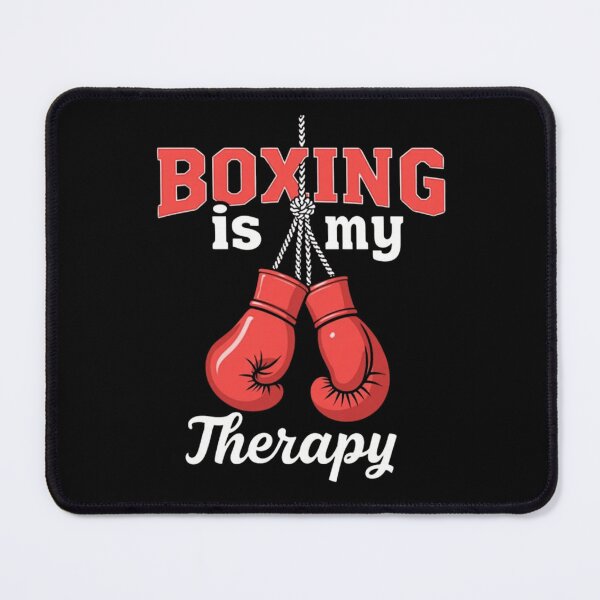 Item preview, Boxing Is My Therapy – Fighter Gym Motivational Design designed and sold by haitrieuic96.
