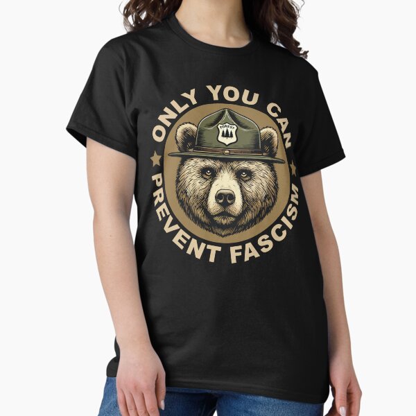 Item preview, Only You Can Prevent Fascism Bear Vintage  designed and sold by wtfbba.