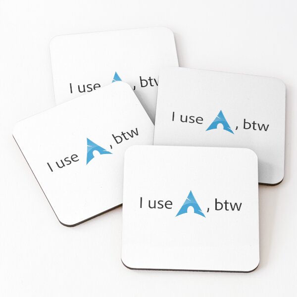 Item preview, I Use Arch, Btw – Linux Meme Shirt designed and sold by pizzapiano.