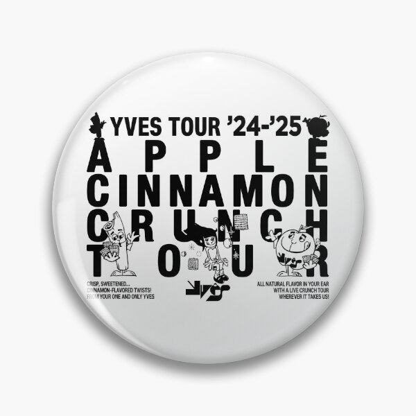Item preview, YVES APPLE CINNAMON CRUNCH TOUR designed and sold by velvetmoonlab.