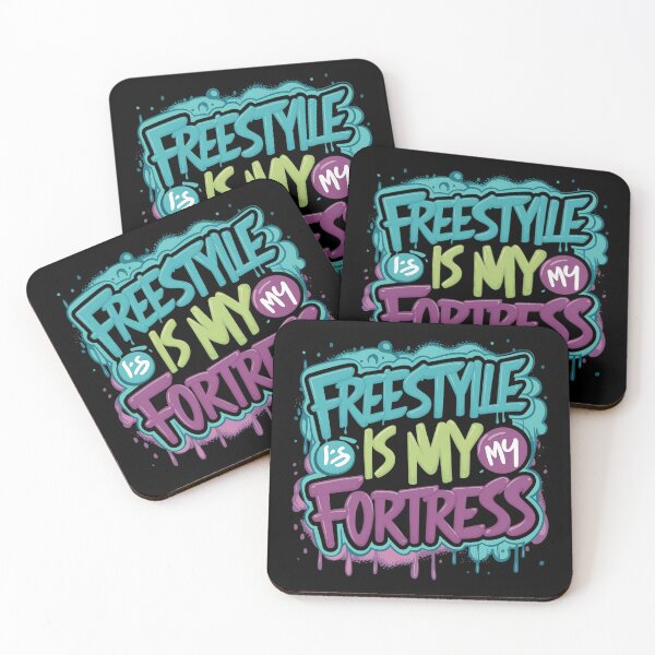 Item preview, Freestyle is my fortress Hip Hop designed and sold by RadDeck.