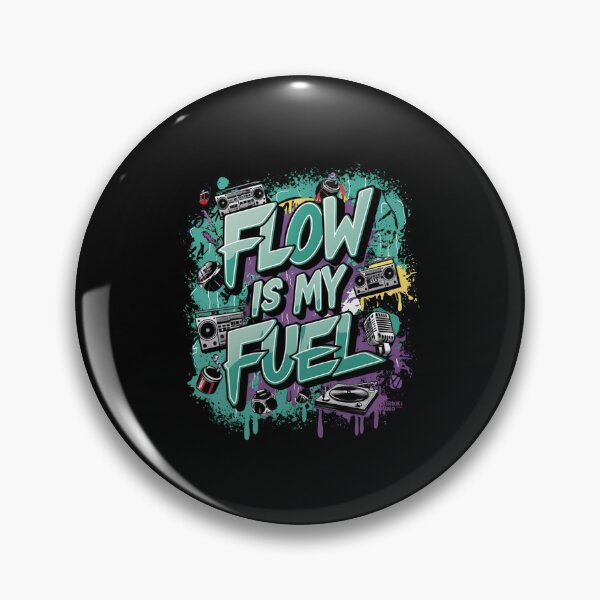 Item preview, Flow is my Fuel Hip Hop designed and sold by RadDeck.