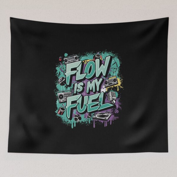 Item preview, Flow is my Fuel Hip Hop designed and sold by RadDeck.