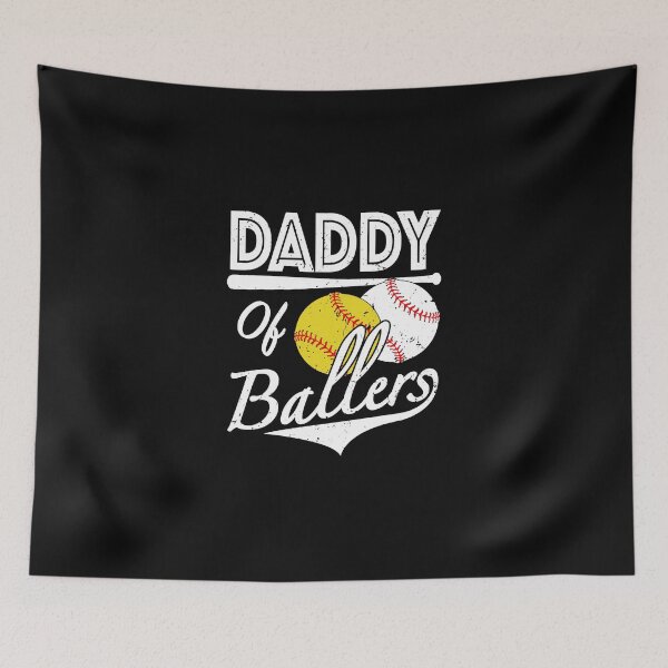 Item preview, Daddy of Ballers Baseball and Softball Player designed and sold by miaa-artistshop.