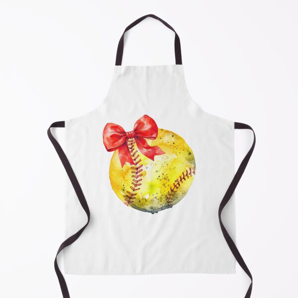 Item preview, Baseball Softball with Red Bow Watercolor designed and sold by JoelFox165.
