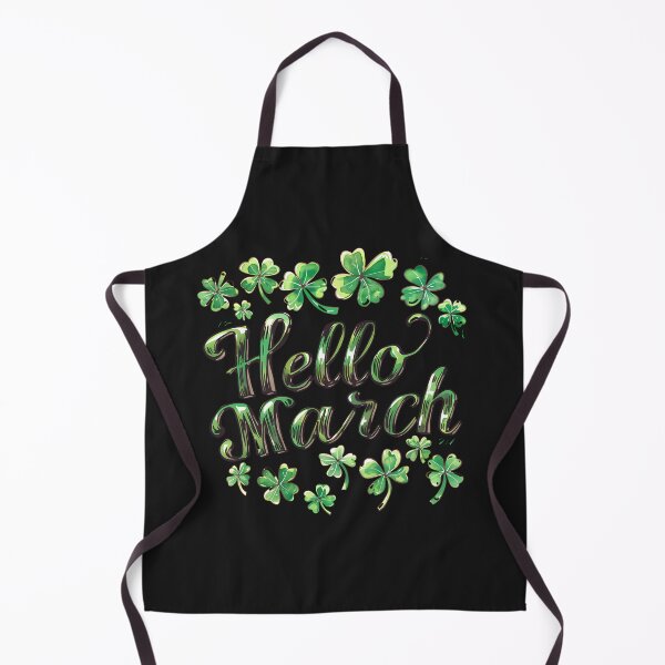 Item preview, Hello March: Shamrock Greeting designed and sold by Black_Art.