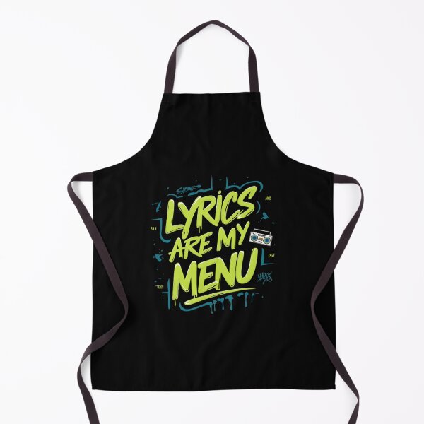 Item preview, Lyrics are my Menu HIp Hop designed and sold by RadDeck.