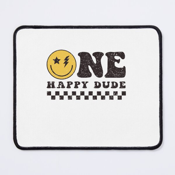 Item preview, One Happy Dude Smiley Face Retro designed and sold by JoelFox165.