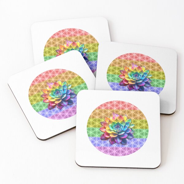 Item preview, Succulent Art - Gay Pride designed and sold by PrideFeliz.