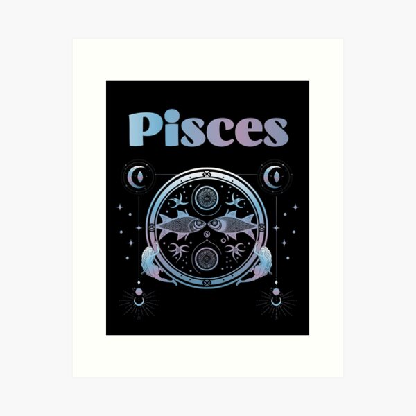 Item preview, Pisces Zodiac Sign  designed and sold by pikeprints.