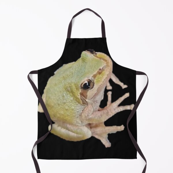 Item preview, Pacific Tree Frog black bg designed and sold by Lizzilzil.