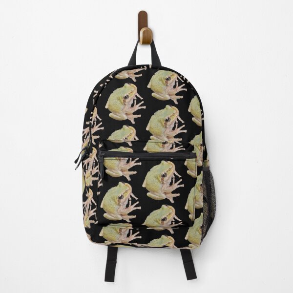 Item preview, Pacific Tree Frog black bg designed and sold by Lizzilzil.