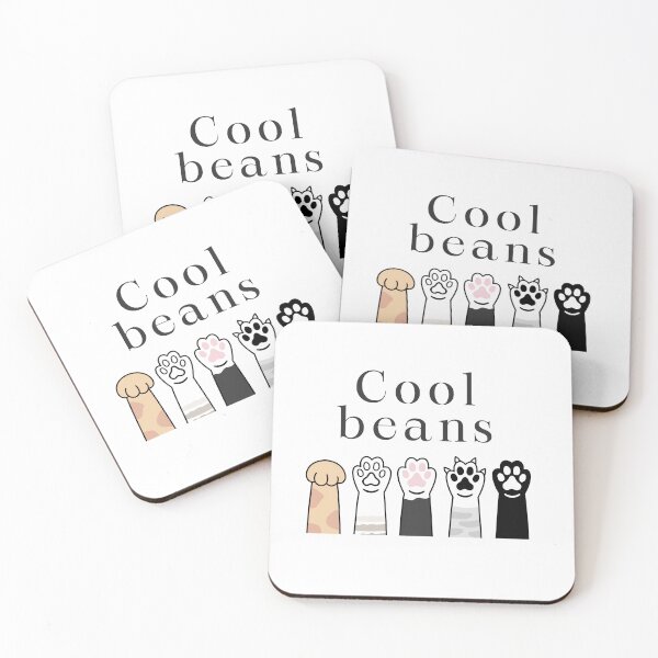 Item preview, Cool beans - cat beans designed and sold by PawliticalDesigns .