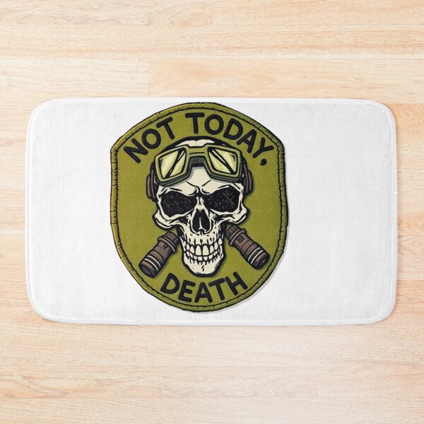 Item preview, Not Today, Death – Tactical Skull Patch Design designed and sold by enerjik.