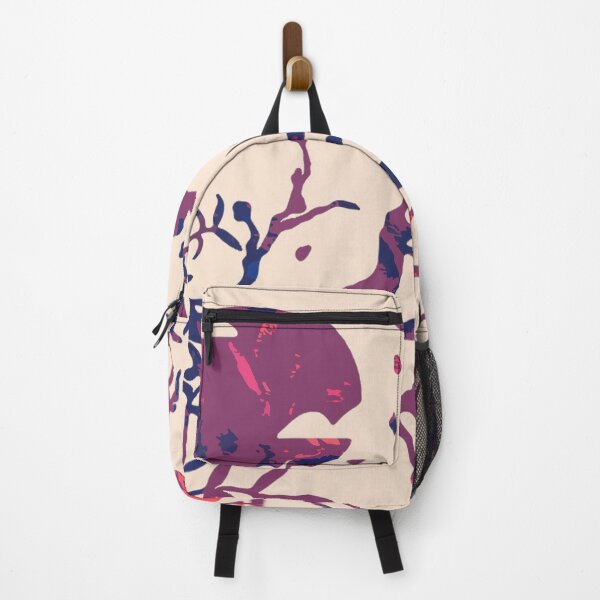 Item preview, Japanese Gate with Moon & Mountains in Violet & Blue designed and sold by GAP90.