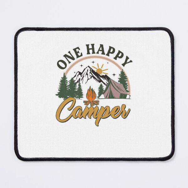 Item preview, One Happy Camper Retro Camping Design designed and sold by JoelFox165.