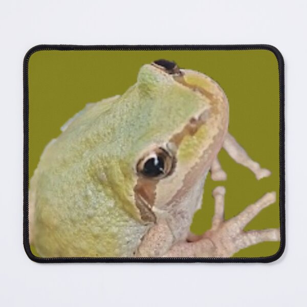Item preview, Pacific Tree Frog green bg designed and sold by Lizzilzil.
