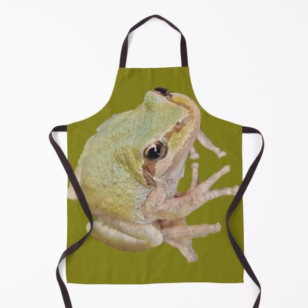 Item preview, Pacific Tree Frog green bg designed and sold by Lizzilzil.