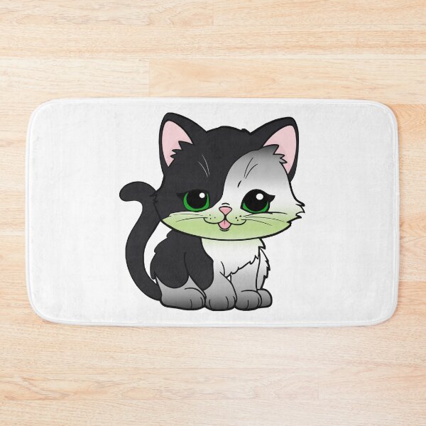 Item preview, Kawaii Agender Cat – Agender Pride Cute Design designed and sold by Travelslightly.
