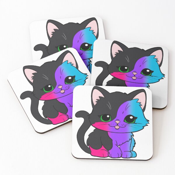 Item preview, Kawaii Androgynous Cat – Androgynous Pride Cute Design designed and sold by Travelslightly.
