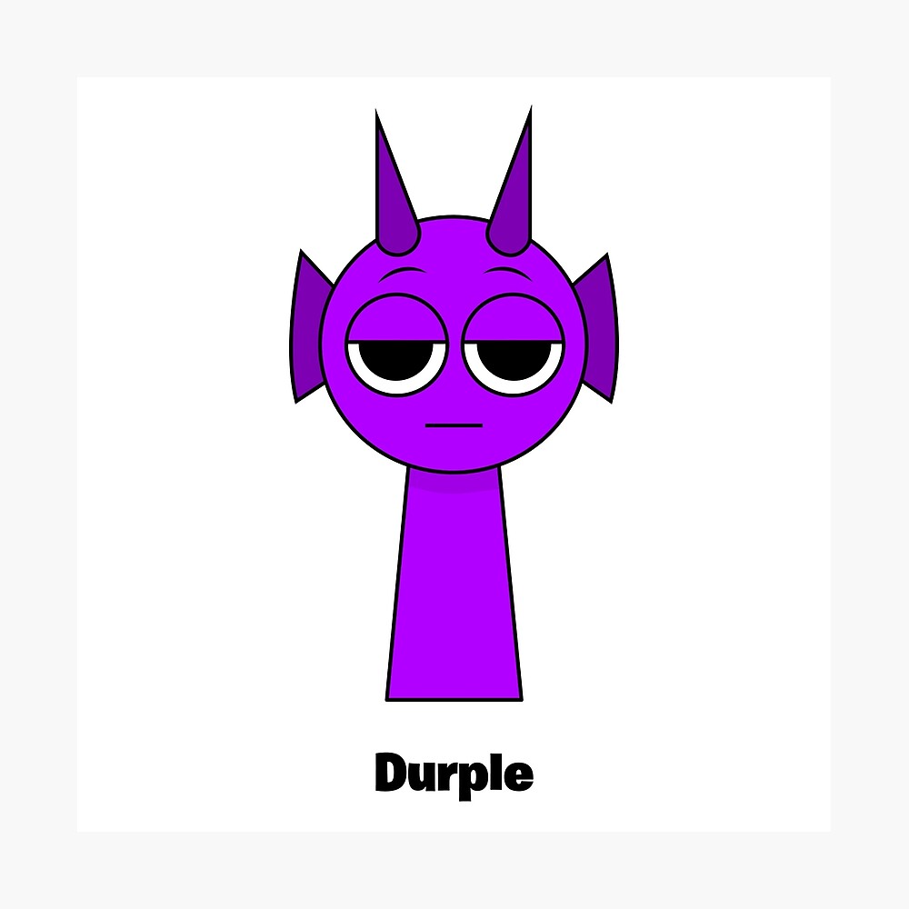 Durple Sprunki Poster