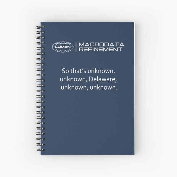 Artikel-Vorschau von Macrodata Verfeinerung Zitate, Umfrage, Abfindung, designt und verkauft von Metcraft.
