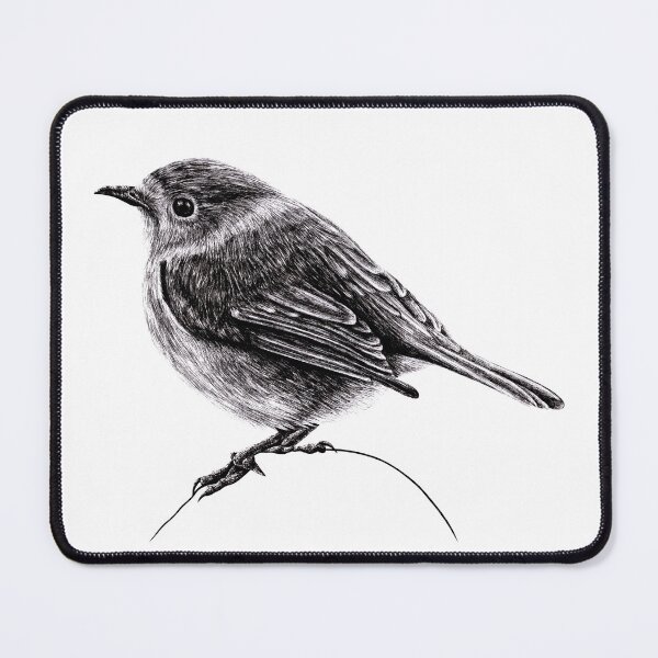 Item preview, European robin illustration designed and sold by LorenDowding.