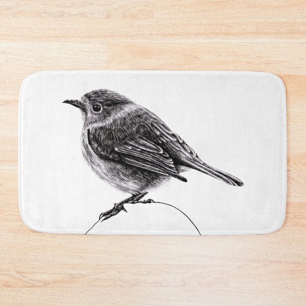 Item preview, European robin illustration designed and sold by LorenDowding.