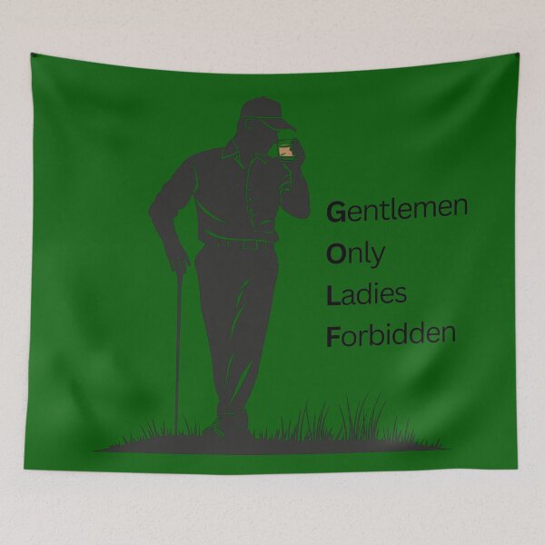 Item preview, Funny Golf Gentleman Drinking Whiskey - Golfer Humor for Men designed and sold by Jemimo.