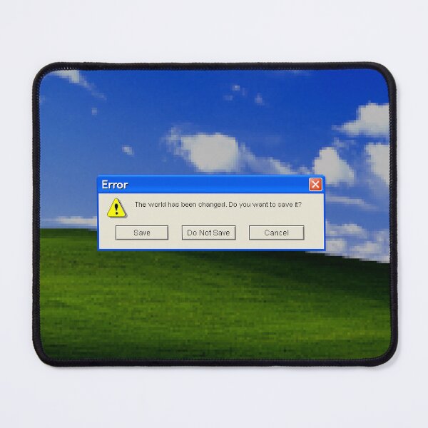 Item preview, The world has been changed - Y2K Frutiger Aero Windows XP Retro Meme designed and sold by Geckoco.