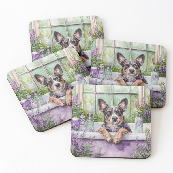 Item preview, Cattle Dog Loves Spa designed and sold by Nocturne  Paws.