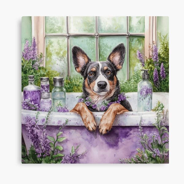 Item preview, Cattle Dog Loves Spa designed and sold by Nocturne  Paws.