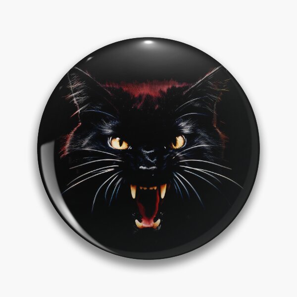 Item preview, Fierce Black Cat designed and sold by zOnnOz.