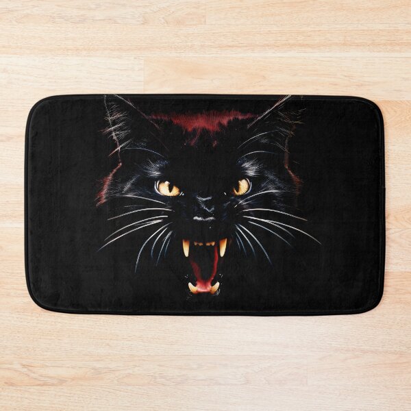 Item preview, Fierce Black Cat designed and sold by zOnnOz.