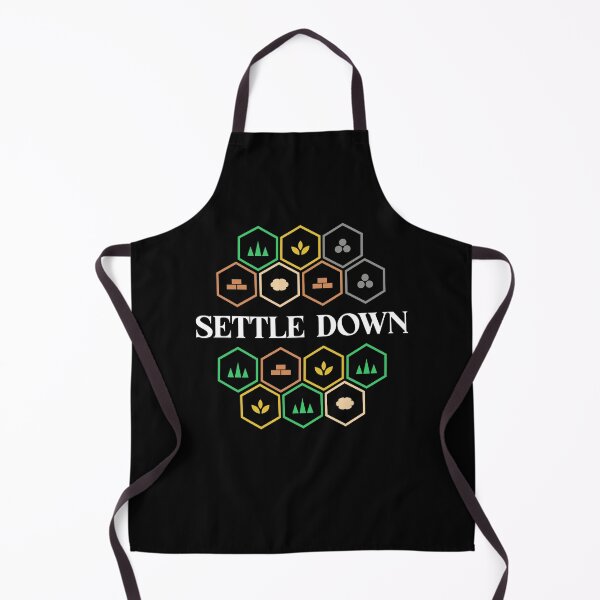 Item preview, Settle Down Minimalist Hex Settlers Boardgames designed and sold by pixeptional.