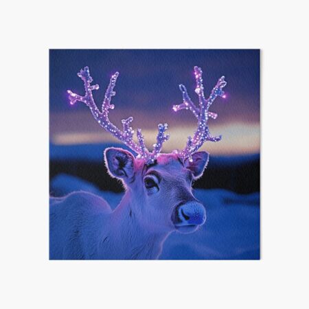 Item preview, Reindeer With Sparkling Antlers designed and sold by Nocturne  Paws.