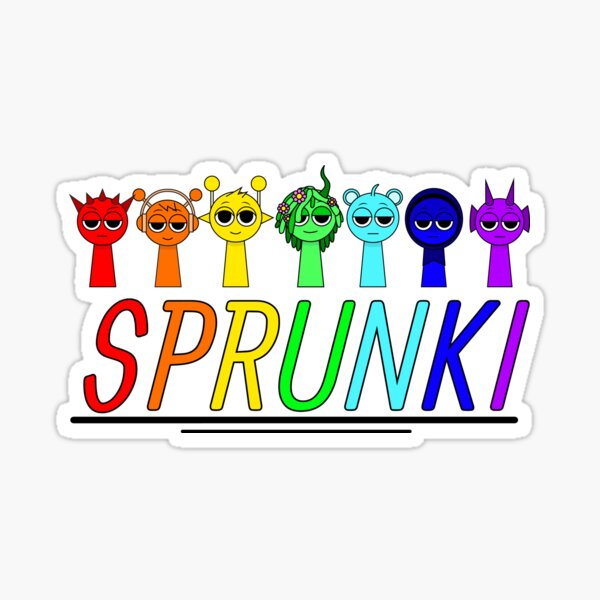 Artikel-Vorschau von Regenbogen-Sprunki, designt und verkauft von goal-getter.