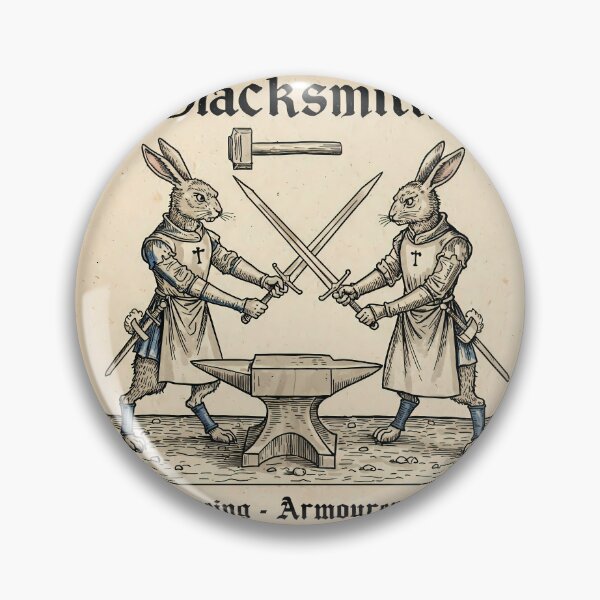 Item preview, Blacksmith Rabbits KCD designed and sold by Space Hyenas.