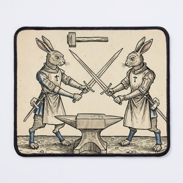 Item preview, Blacksmith Rabbits KCD designed and sold by Space Hyenas.