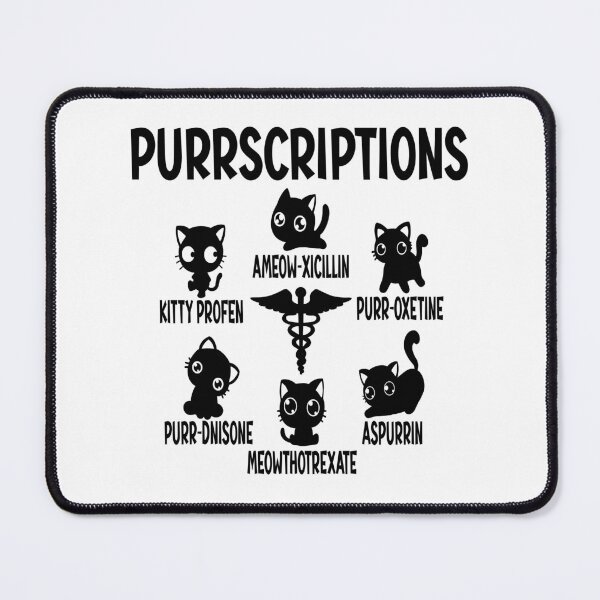 Item preview, Funny Purrscriptions Pharmacy Cute Cat Pharmacist Technician T-Shirt designed and sold by Colorfulman.