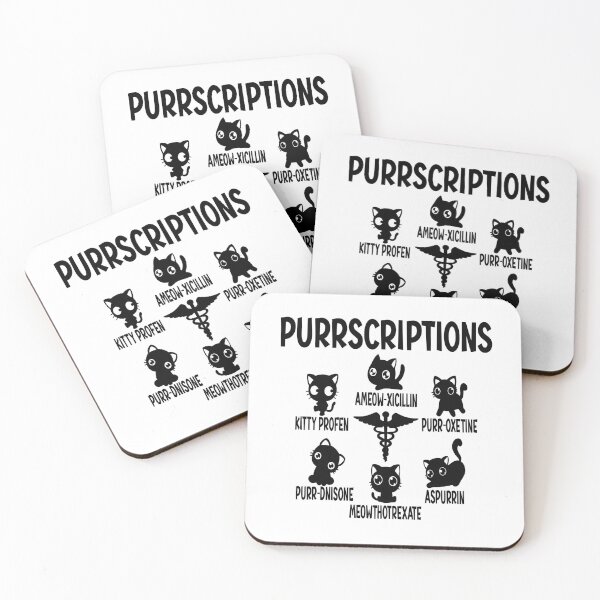 Item preview, Funny Purrscriptions Pharmacy Cute Cat Pharmacist Technician T-Shirt designed and sold by Colorfulman.