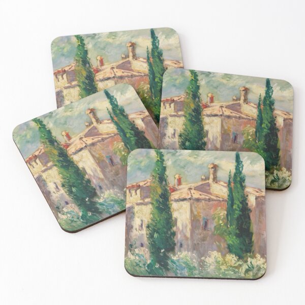 Item preview, Provence Manor – Impressionist French Landscape Art  designed and sold by CARRAANN.
