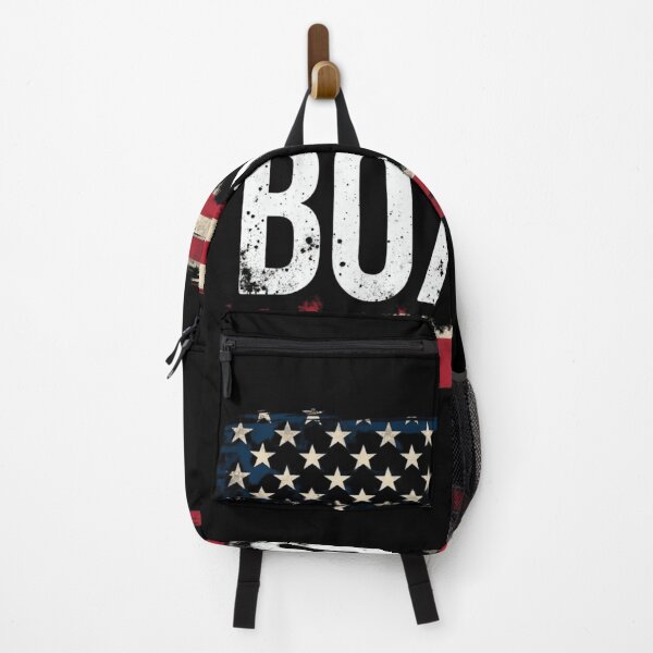 Item preview, Patriotic Boxing USA Flag – Grunge American Fighter Design designed and sold by haitrieuic96.